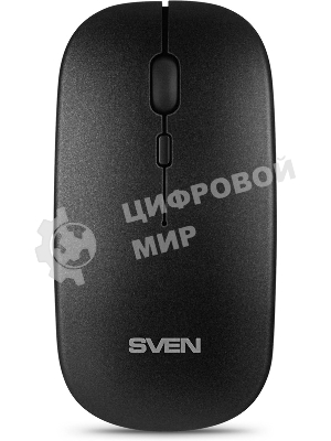 Мышь беспроводная SVEN RX-565SW темно-серый, 1600 dpi, радиоканал, USB, кнопки - 4