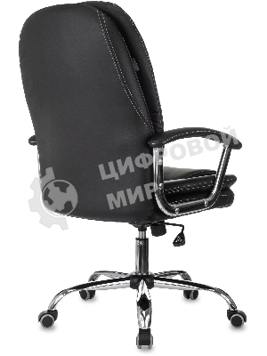Кресло Бюрократ CH-868SL черный, экокожа