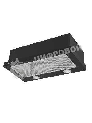 Вытяжка встраиваемая Maunfeld VS Light 50 черный, 50 см, 520 куб. м/ч, 56 дБ