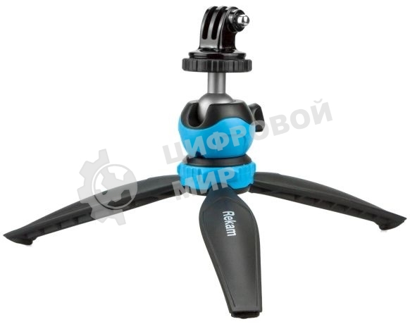 Штатив Rekam Pokipod настольный черный пластик/металл (143гр.)