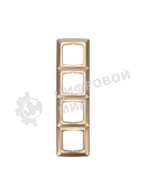 Рамка Kranz 4-я DEA горизонтальная Золотой металлик (1/10/90)