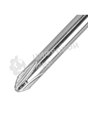 Отвертка Sparta ph1х75мм углеродистая сталь черная пластиковая рукоятка