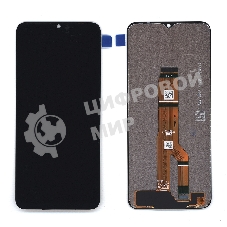 Дисплей (модуль) для Huawei Honor X6A в сборе с тачскрином черный