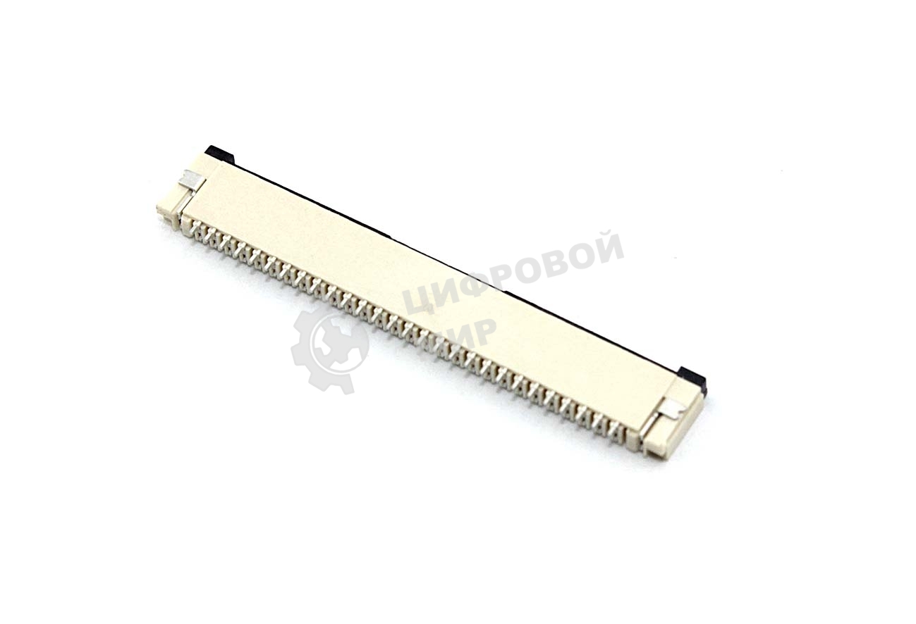 Разъем FPC Flip-Lock 1010-28RLGF 28 pin высота 1мм шаг 1мм