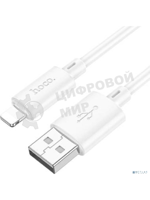 Кабель USB HOCO X88 Lightning/ 1m/ 2.4A/ White