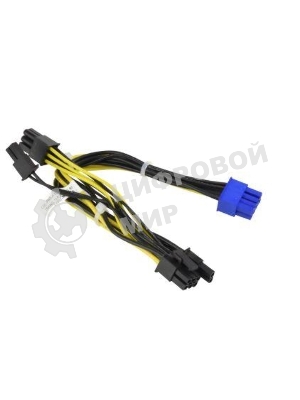 Кабель Supermicro cable GPU,2x4F/CPU to two (2x3F+2x1F)/PCIe,P4.2, 20CM,16/20A