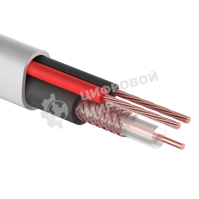 Кабель PROconnect КВК-В-2+2x0,50 мм² (Cu/CCA) (96) белый (бухта 200 м)