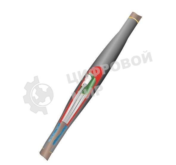 Муфта кабельная соединительная 1кВ 1ПСТ(тк)нг-LS-5х(16-25) с болтовыми соединителями Нева-Транс Комплект 22040029