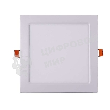 Светильник светодиодный JazzWay ультратонкий встраив. PPL-S 15Вт 6500К IP40 WH 190мм квадрат