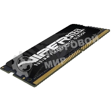Оперативная память Patriot Viper Steel, DDR4, 8GB (1x8GB), 3200MHz, CL22, с радиатором, черный, SO-DIMM