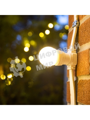 Шина в виде ленты Neon-night Belt-Light 2 жилы шаг 20 см, 500 патронов, Е27, белый провод, влагостойкая IP65