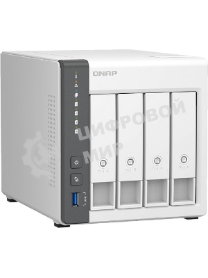 Сетевое хранилище NAS Qnap D4 (REV. C) 4-bay настольный Cortex-A55 RK3568B2