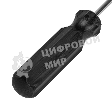 Отвертка Sparta ph1х75мм углеродистая сталь черная пластиковая рукоятка