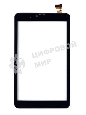 Сенсорное стекло (тачскрин) для Irbis TZ831, черное с рамкой