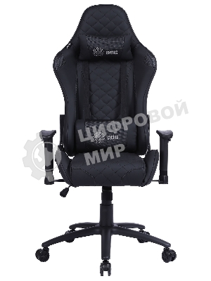 Кресло Cactus CS-CHR-030BL черный, экокожа, подголовник