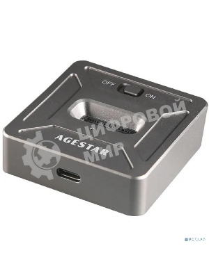 Док Станция SSD M.2 NVME AgeStar 31CBNV1C (GRAY) серый