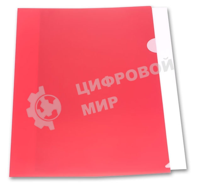 Папка-уголок Бюрократ -E310N/1RED непрозрачный A4, пластик, 0.18мм, красный