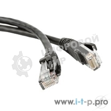 Патч-корд Hyperline PC-LPM-UTP-RJ45-RJ45-C5e-0.15M-LSZH-BK U/­UTP, Cat.5е, LSZH, 0.15 м, черный