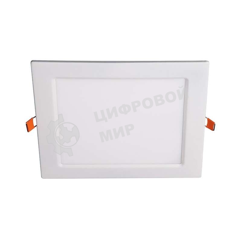 Светильник светодиодный JazzWay ультратонкий встраив. PPL-S 15Вт 4000К IP40 WH 190мм квадрат