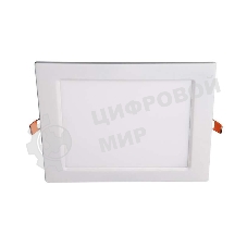 Светильник светодиодный JazzWay ультратонкий встраив. PPL-S 15Вт 4000К IP40 WH 190мм квадрат