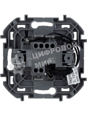 Выключатель 1-клавишный с подсветкой/индикацией, 10AX, 250 В, алюминий