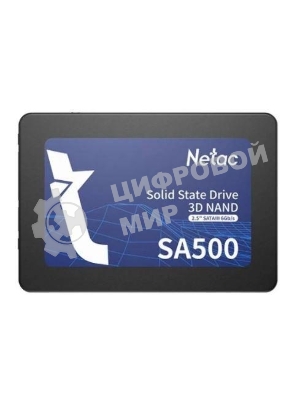 Накопитель SSD Netac SA500, 120Gb, SATA III, 2.5