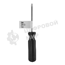 Отвертка Sparta ph1х75мм углеродистая сталь черная пластиковая рукоятка