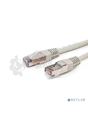 Кабель патч-корд, Filum FL-F5-1M F/UTP 5e cat. 1м, 26AWG(7x0.16 мм), омедненный алюминий (CCA), PVC, серый