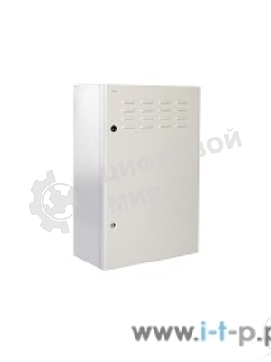 Шкаф настенный ЦМО ШТВ-Н-6.6.3-4ААА 6U 600x330 мм пер. дв. стал. лист несъемные бок. пан. 57 кг серый