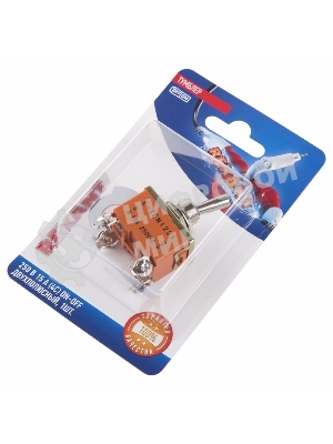 Тумблер Rexant 250V 15А (4c) ON-OFF двухполюсный (KN-201) (в упак. 1шт.)