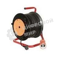 Удлинитель на катушке 1х40 м без заземл. 10А IP20 1.3 кВт с выносн. розеткой Союз 481S-2104