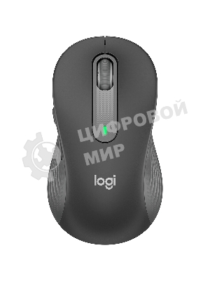 Мышь беспроводная Logitech Signature M650 L черный, 4000 dpi, радиоканал, Bluetooth, USB, кнопки - 5