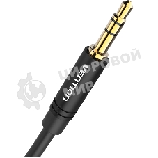 Кабель Vention аудио Jack 3,5 мм M/Jack 3,5 мм M - 1м черный Кабель Vention аудио Jack 3,5 мм M/Jack 3,5 мм M - 1м черный