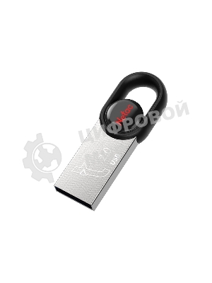 Флешка USB Netac UM2 (NT03UM2N-032G-20BK), 32Gb, USB 2.0, R/W 100/40, серебристый/черный