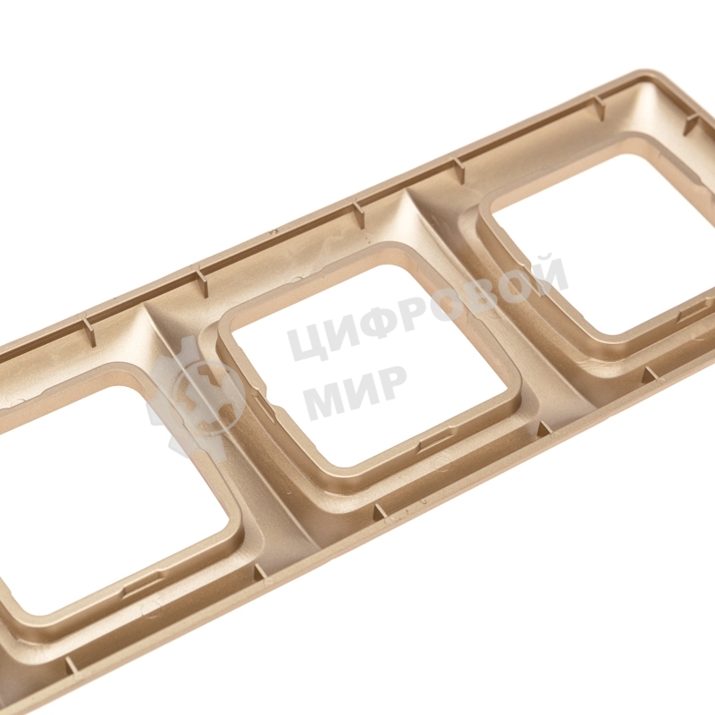 Рамка Kranz 4-я DEA горизонтальная Золотой металлик (1/10/90)