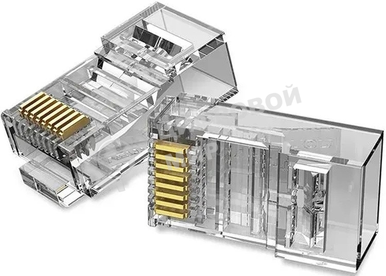Коннектор Vention RJ45 (8p8c), cat. 5e, под витую пару (100 шт.)