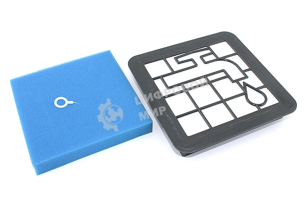 Фильтр HEPA для пылесоса Philips Power Pro Compact FC9331/09 FC9332/09 FC8010/01 2 шт