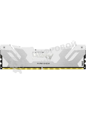 Оперативная память Kingston Fury Renegade, DDR5, 32Gb (2x16GB), 7200MHz, CL38, DIMM, радиатор, белый