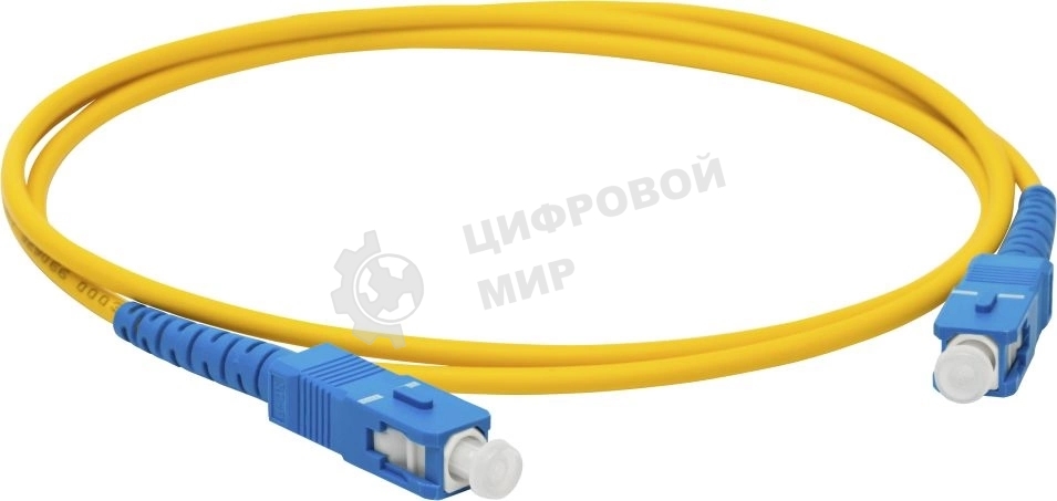 Патч-корд LANMASTER LAN-2SC-2SC/SU-3.0 2x9/125 OS1/OS2 SC-SC 3м LSZH оранжевый