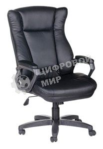 Кресло компьютерное OLSS АДМИРАЛ Ультра черный экокожа Крестовина 