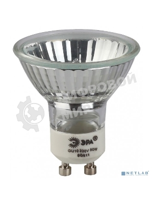 Лампа галогенная ЭРА GU10-JCDR (MR16) -35W-230V(10/200/4800)