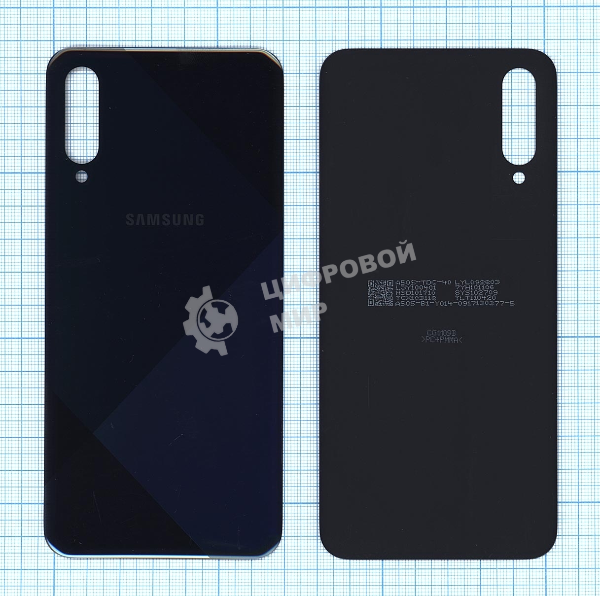 Задняя крышка для Samsung A507F Galaxy A50s (2019) черный