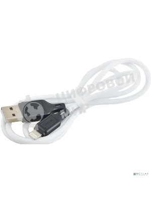 Кабель USB HOCO X90 Lightning/ 1m/ 2,4A/ Силикон/ White