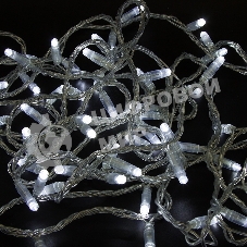 Гирлянда Neon-night Нить 10м, с эффектом мерцания, прозрачный ПВХ, 24В, белый