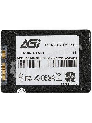Накопитель SSD AGI AI238, 1Tb, SATA III, 2.5