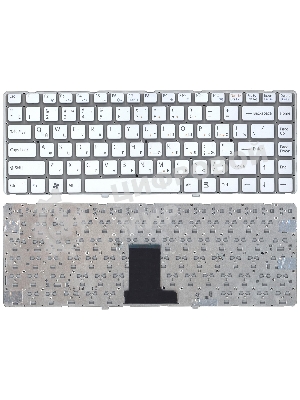 Клавиатура для ноутбука Sony Vaio VPC-EA белая без рамки