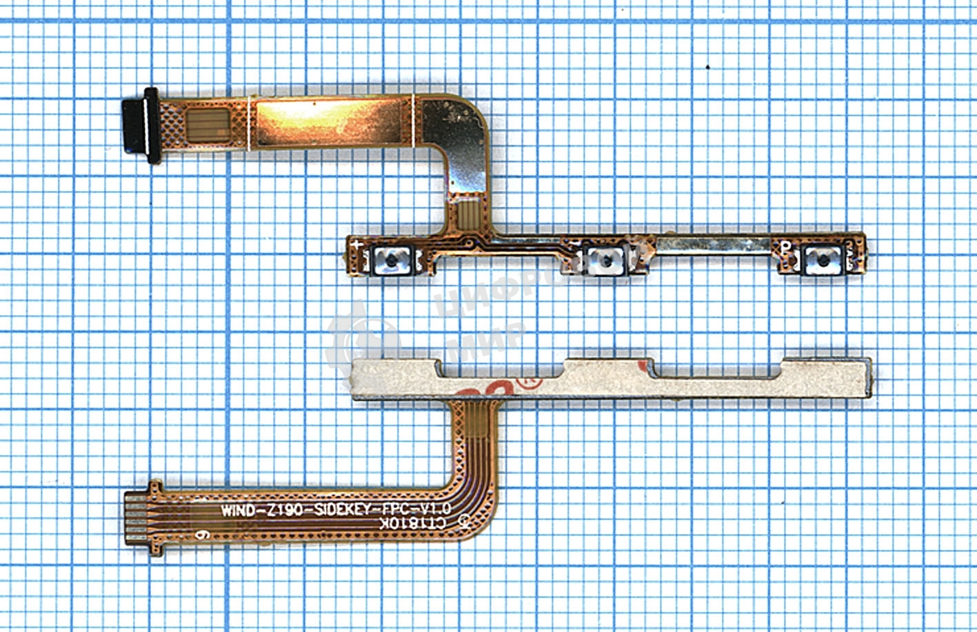 Шлейф кнопки включения и кнопок громкости для Meizu M3 Mini