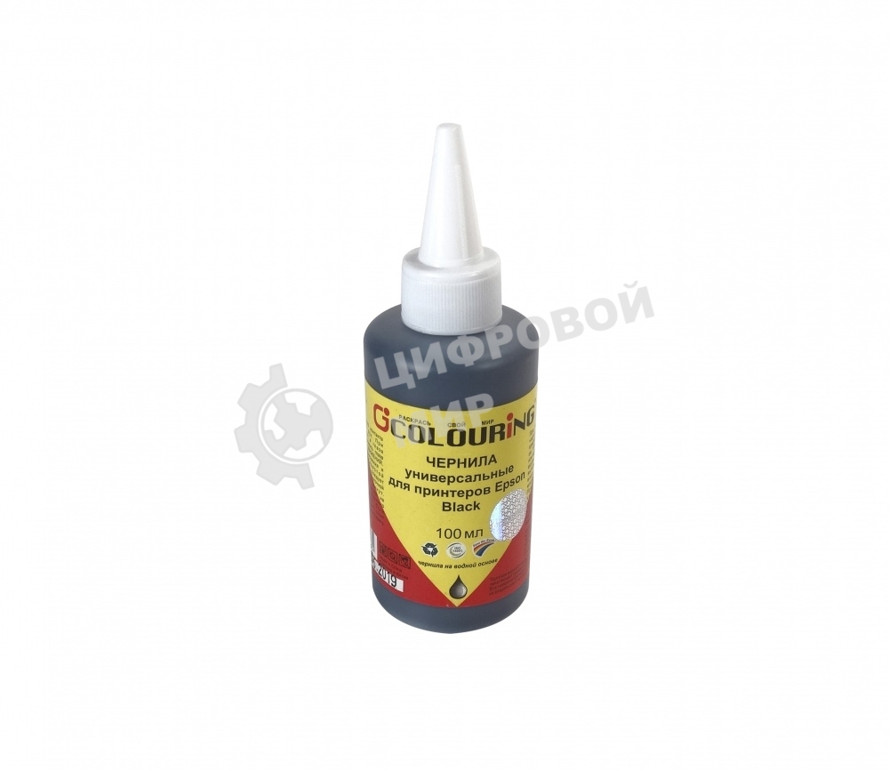 Чернила для Epson универсальные черный 100 мл водн Colouring