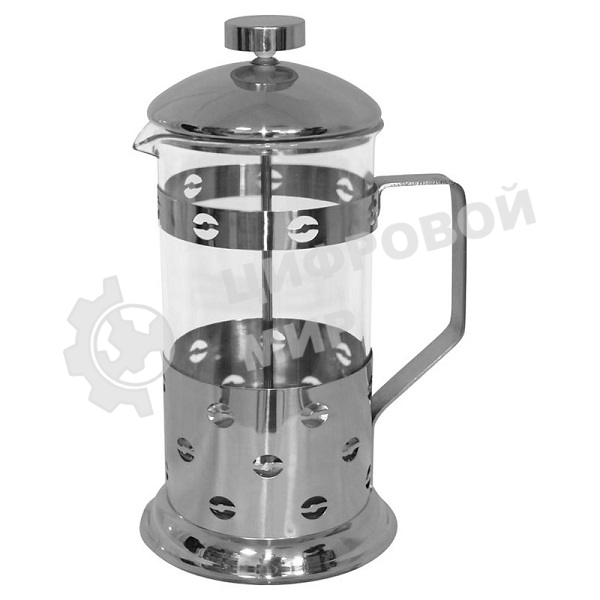 Френч-пресс MALLONY B535-1000ML, 1 л, сталь/стекло (в уп. 12 шт)