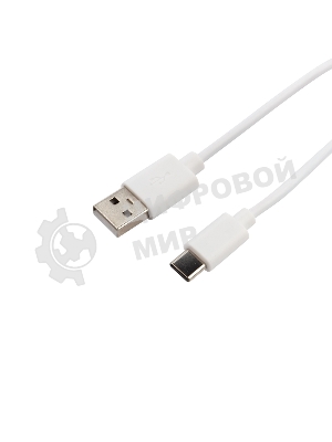 Кабель USB-Type-C Rexant 2A/PVC/белый/1м
